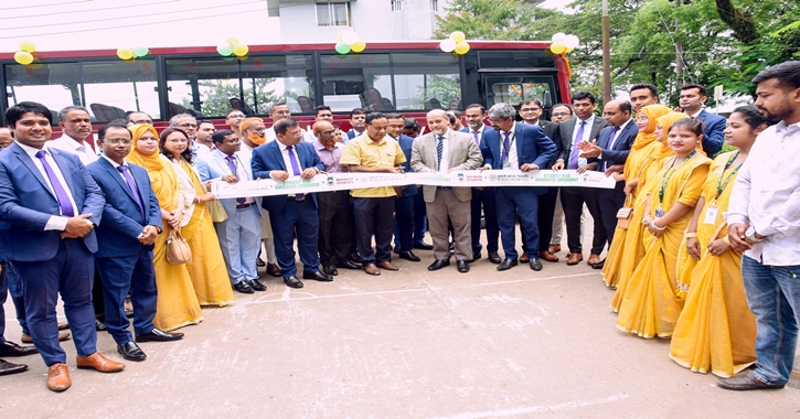 নেত্রকোণা বিশ্ববিদ্যালয়কে বাস উপহার দিল পূবালী ব্যাংক পিএলসি