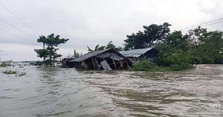 বিপৎসীমার ওপরে দক্ষিণাঞ্চলের ৯ নদীর পানি